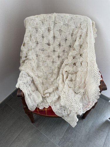Dessus lit ancien coton - en,
