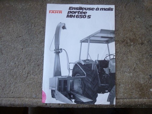 Prospectus ensileuse mais - ensileuse, a