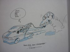 OLIS /  GILSON  GARAGE ISIDORE  4  / CAUCHEMAR MECANIQUE  / EO + DEDICACE GILSON