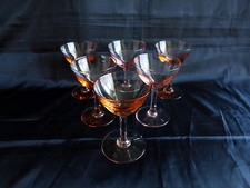 6 verres sur pied couleurs