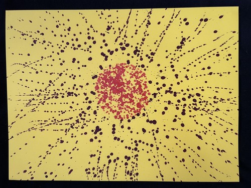 Art contemporain encres - , sur