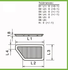 Filtre a air Green pour