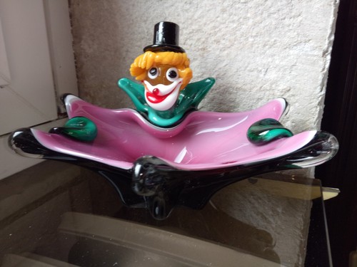 Clown verre murano vide - clown, poches