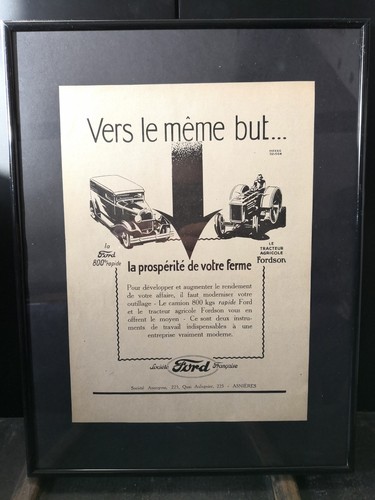 1930s ford advertising car - ford, &