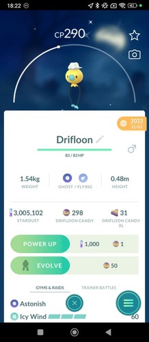 Drifloon shiny baudrive - drifloon,