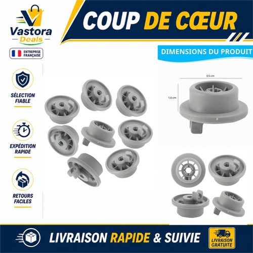 Roulettes pour panier