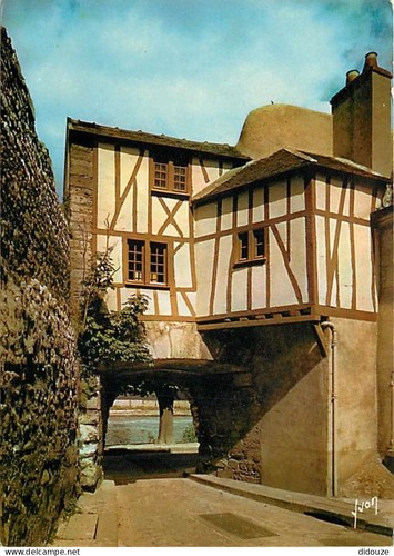 Carte postale mantes la - postale,