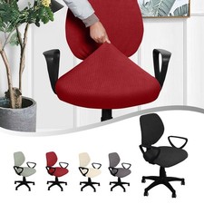 Housse de chaise moderne pour polaire avec motif à carreaux pour chaises de bur