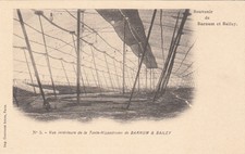Antique postcard postcard CIRQUE BARNUM ET BAILEY 5 racecourse tent