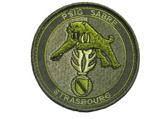 ECUSSON GEND. PSIG SABRE STRASBOURG SUR SCRATCH 80MM