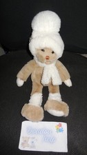 doudou peluche ours beige