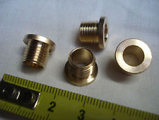 vis raccord terminus rondes (lot de 2) en laiton 10 mm pour luminaires (réf T1)