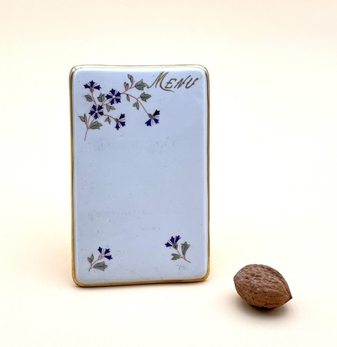 Ancien porte menu - menu, en