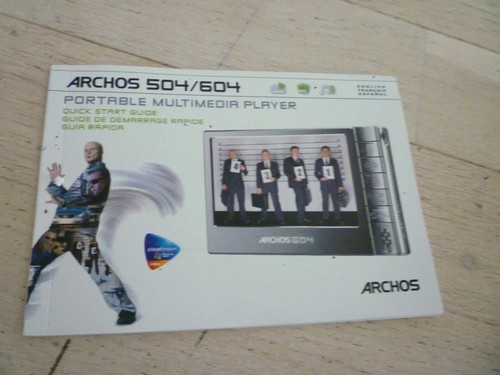 Manuel archos 504 604 - manuel,