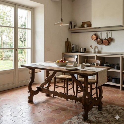 Table réfectoire ancienne - de,