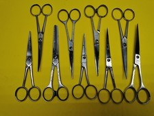 Lot d'anciens Ciseaux de Coiffeur Professionnels années 50/60