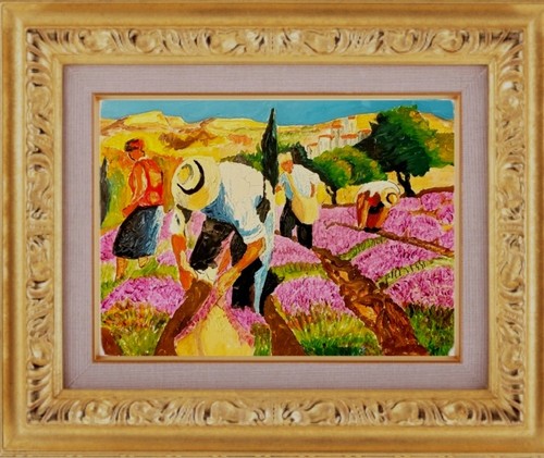 Tableau huile sur - sur, toile
