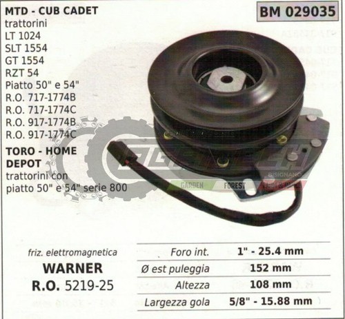 Embrayage warner tracteur - embrayage,