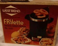 West Bend Small Deep Fryer Oil Fryette No.  5121  New But Open Box