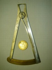 POUR HORLOGER : ANCIEN CALIBRE AU 1/10 DE MM POUR MESURES EN HORLOGERIE