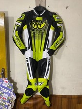 BERIK MOTORBIKE LEATHER RACING SUIT LEATHER BIKER SUIT 100% COWHIDE LEATHER