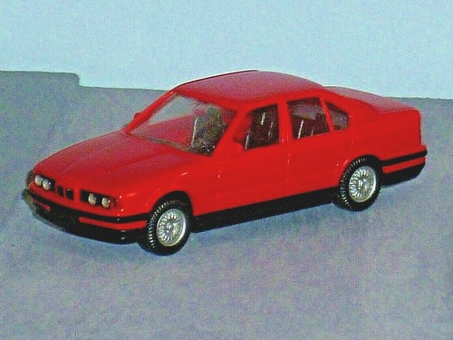 Wiking bmw 520i rouge ho - wiking,