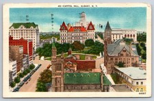 1953 Albanu, NY Postcard - Capitol Hill in Albany, New York