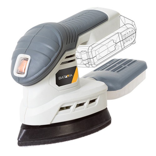 Ponceuse delta sans fil - , 18v