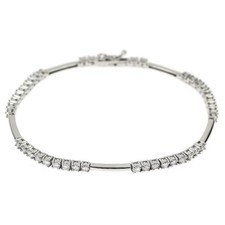 BRACELET DIAMANT K18WG 2,00 CT