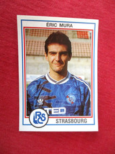 MURA  RC STRASBOURG   image sticker N° 236  FOOT 93  PANINI 1993 FOOTBALL