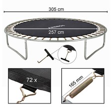 AREBOS Tapis de saut Ø 257