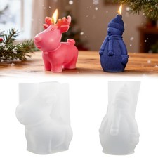 Lot de 2 moules à bougies en