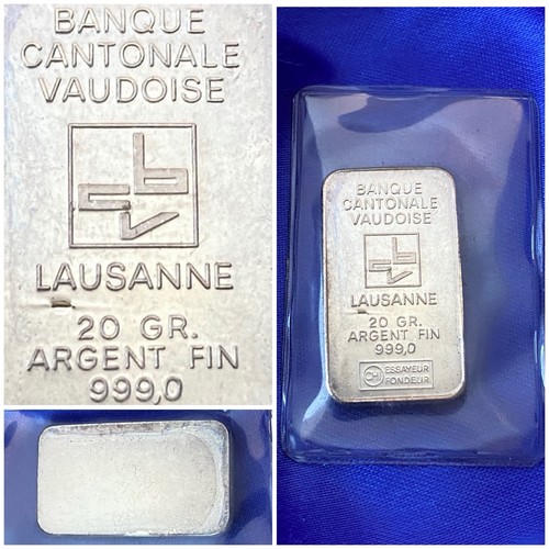 Lingot argent pur banque - lingot,