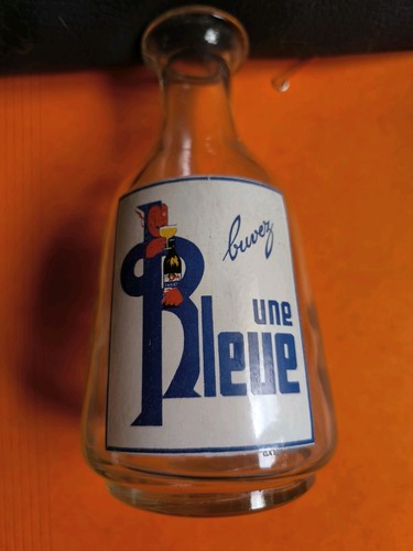 Ancienne carafe publicitaire - ancienne,