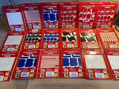 Lot pochettes chiffres - lot,
