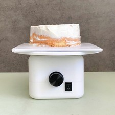 Electric Cake Decorating Turntable – Adjustable Speed | ABASO Cake Spinner