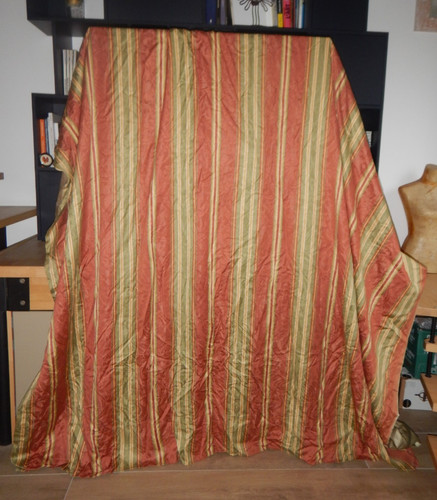 Rideau vintage ancien tissu - rideau,