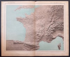 Relief du sol de la France F