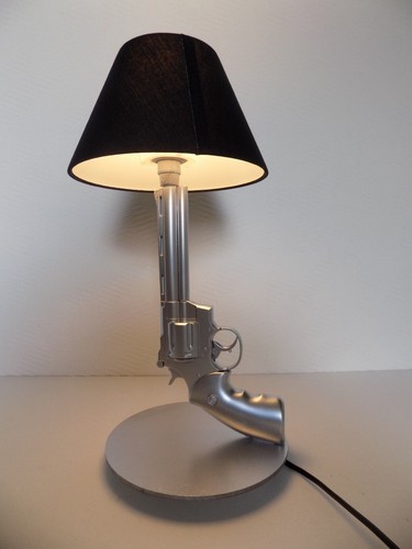 Lampe design 357 magnum - 357, chrome