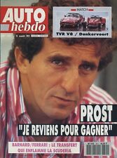 AUTO HEBDO n°841 05/08/1992