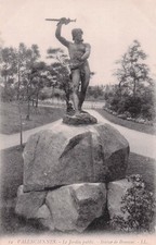 59 VALENCIENNES THE PUBLIC GARDEN STATUE OF BRENNUS