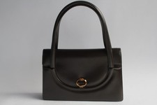 GUCCI Sac à main cuir marron