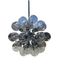 Mid-Century Modern Motoko Ishii Sputnik Lightolier Chrome Space Age Chandelier