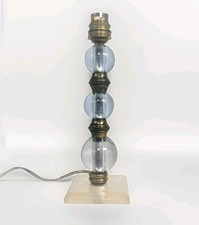 LAMPE ART DECO BOULES EN VERRE
