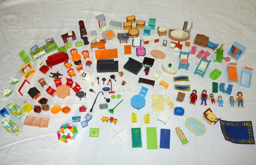 Lot décor jouet playmobil - lot,