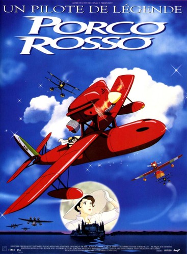 Porco rosso affiche cinéma - porco,