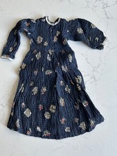 Vintage Cathie Bella Doll Navy Blue Dress, Dolly Gégé or Other