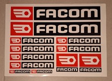 Autocollants Planche A4 Facom