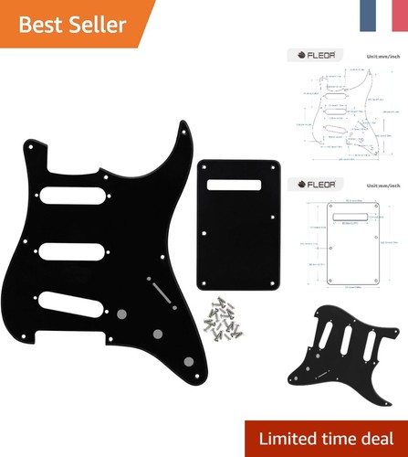 Pickguard sss trous pvc - 8,