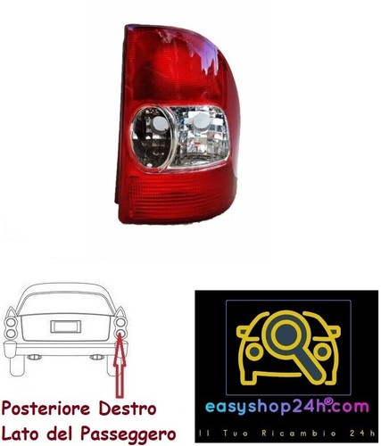 Feu arriere droite pour fiat - feu,